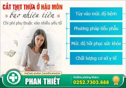 Chi phí cắt da thừa hậu môn không đau - Giá bình dân